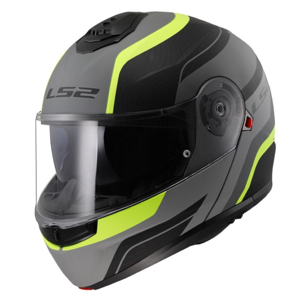 Casco Modular LS2 FF908 Strobe II Monza Matt Black H-V Yellow 22.06
