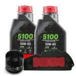 Kit de revisión - SH 300i (07-20) - 2L 5100 10w40, Filtro de aire + Filtro de aceite - K70026
