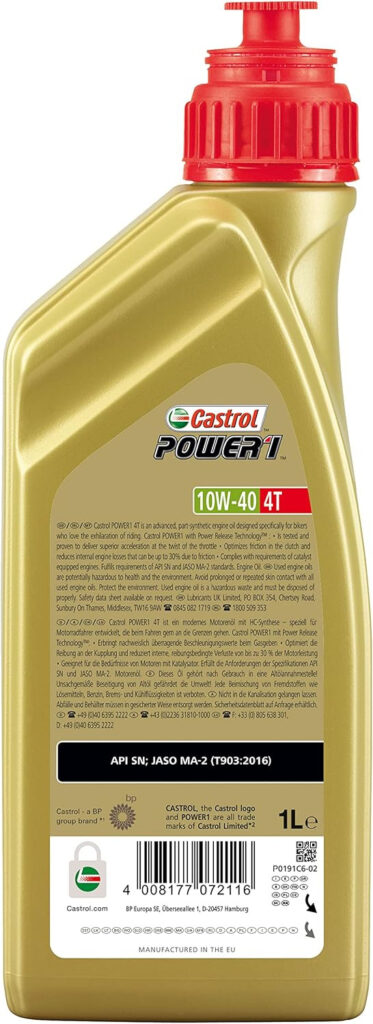 Aceite 10W40 Castrol Power1 4T 1L