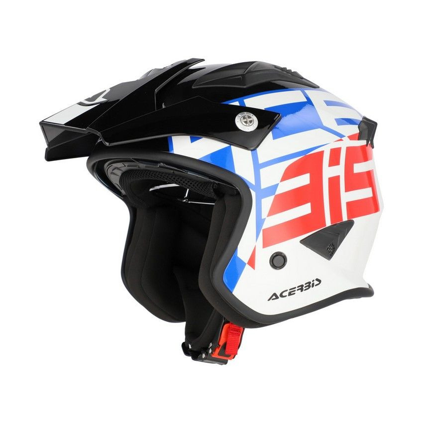 Casco Acerbis Jet Aria Graphic Blanco/Azul/Rojo 22.06