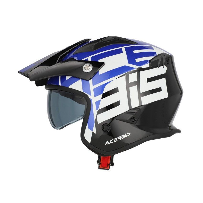Casco Acerbis Jet Aria Graphic Negro/Azul 22.06