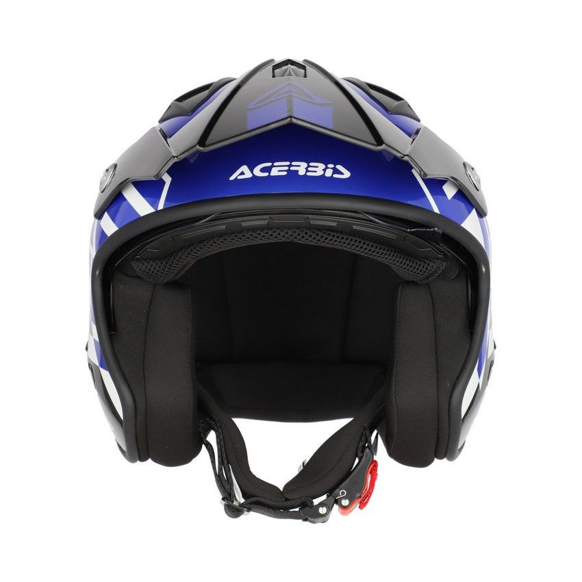 Casco Acerbis Jet Aria Graphic Negro/Azul 22.06