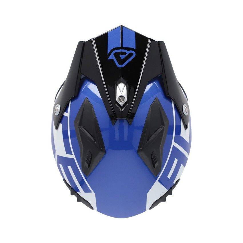 Casco Acerbis Jet Aria Graphic Negro/Azul 22.06