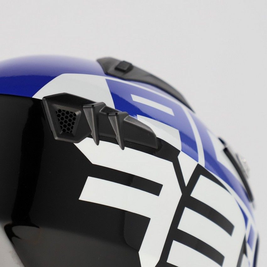 Casco Acerbis Jet Aria Graphic Negro/Azul 22.06