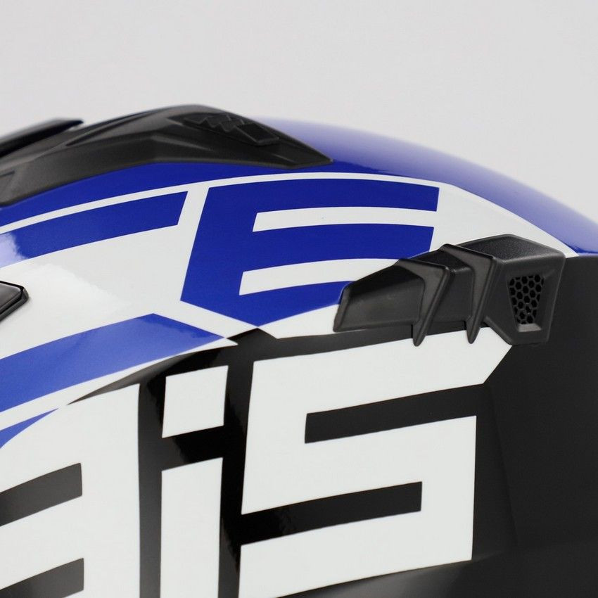Casco Acerbis Jet Aria Graphic Negro/Azul 22.06