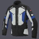 Chaqueta Spidi Outlander H2OUT Negro Blanco Azul