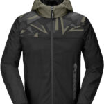 Chaqueta Spidi Hoodie Evo Sport Negro verde