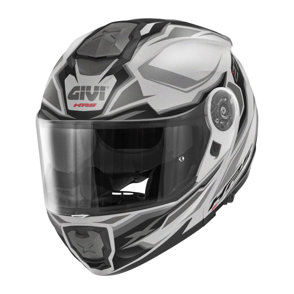 Casco Modular Givi X27 Dimension Titanio Plata