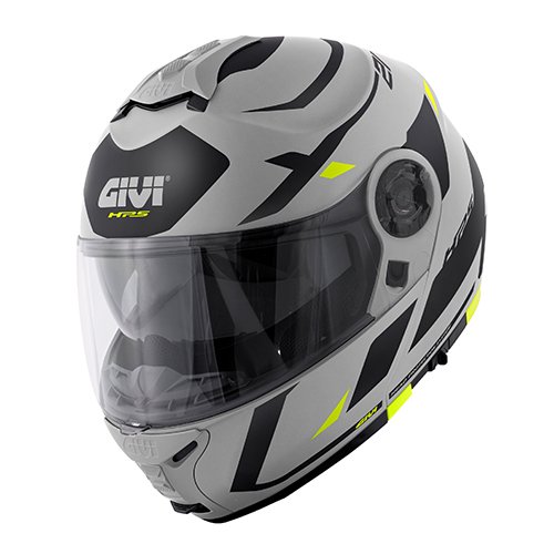 Casco Modular Givi X21 Number Gris Negro Fluor
