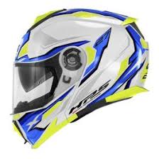 Casco Modular Givi X27 Dimension Blanco Azul Amarillo - Imagen 2