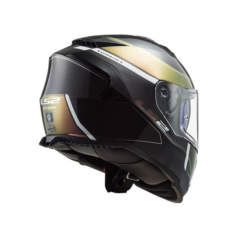 Casco Integral LS2 Storm Velvet FF800 Black Rainbow 22.05 (Sin Pinlock) - Imagen 3
