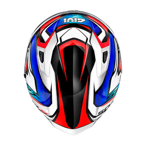 Casco Integral Givi 50.9 Atomic Blanco Rojo Azul - Imagen 3