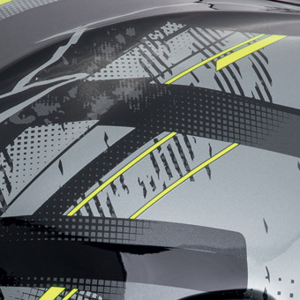 Casco Scorpion EXO-391 CLUTTER Negro-Amarillo Neon 22.06 - Imagen 5