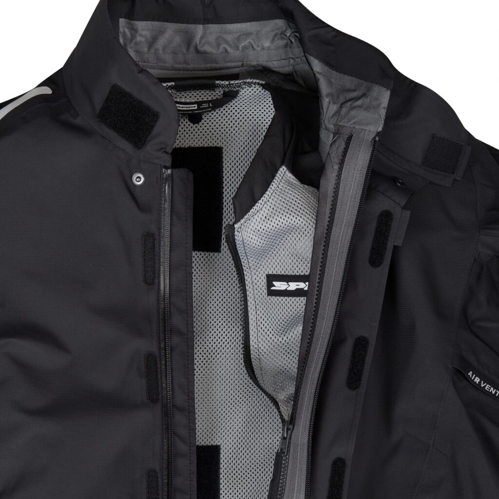 Chaqueta de verano Spidi Super Net Negro Amarillo