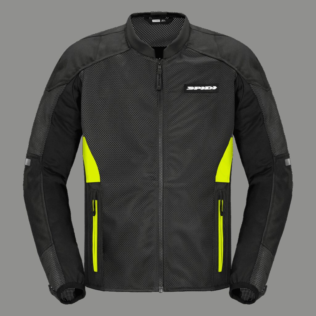 Chaqueta de verano Spidi Super Net Negro Amarillo
