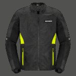 Chaqueta de verano Spidi Super Net Negro Amarillo