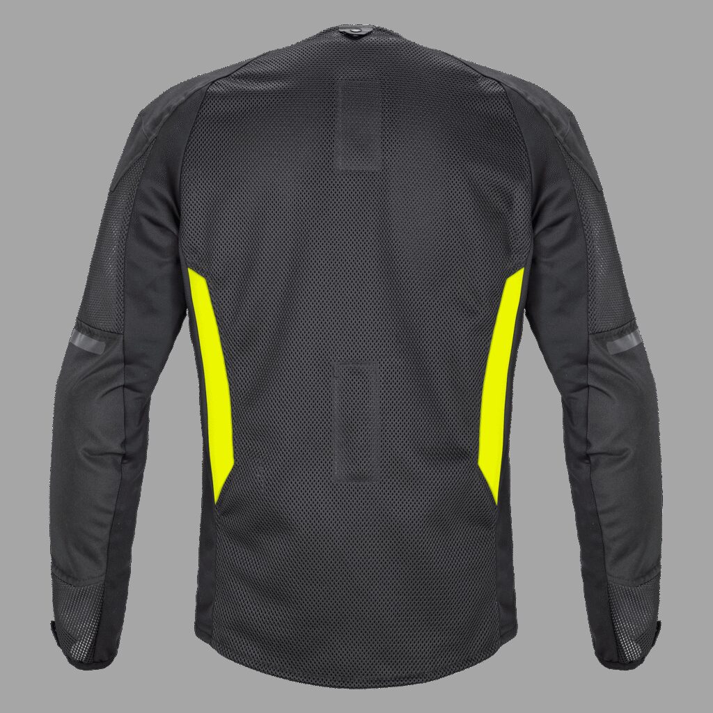 Chaqueta de verano Spidi Super Net Negro Amarillo