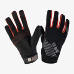 Guantes de Verano By City Moscow Hombre Black Red