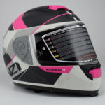 Casco Integral NZI Eurus 4 DUO Vanguard Blanco Negro Rosado