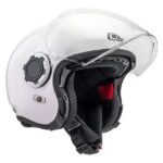 Casco Jet NZI Ringway 2 Duo Blanco Brillo