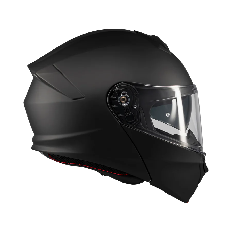 Casco Modular MT Genesis SV Solid Pure A1 Negro Mate + Pinlcok Antivaho - Imagen 7