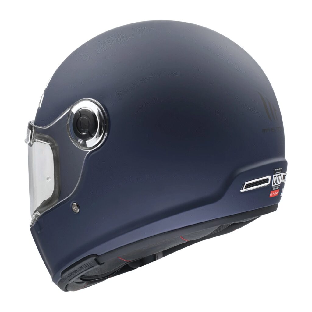 Casco Integral MT Jarama Solid A7 Azul Mate