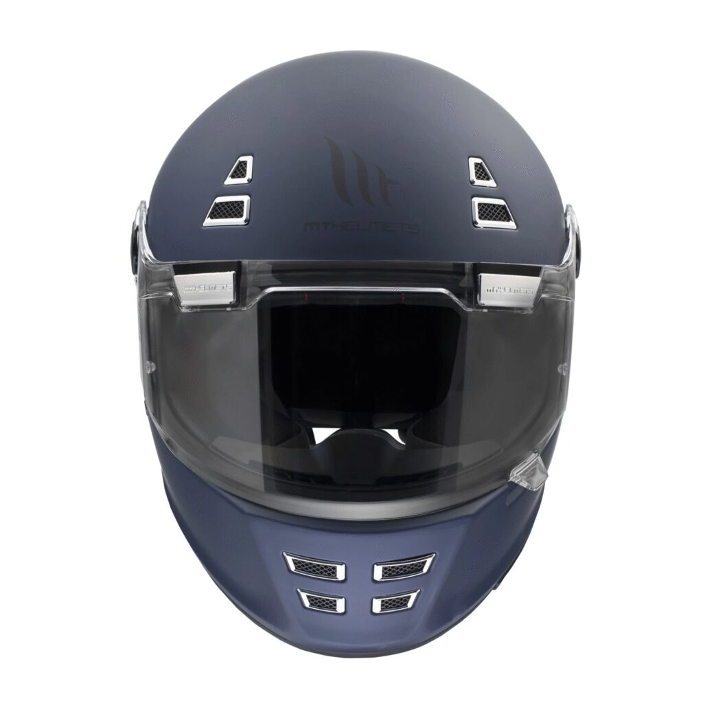 Casco Integral MT Jarama Solid A7 Azul Mate