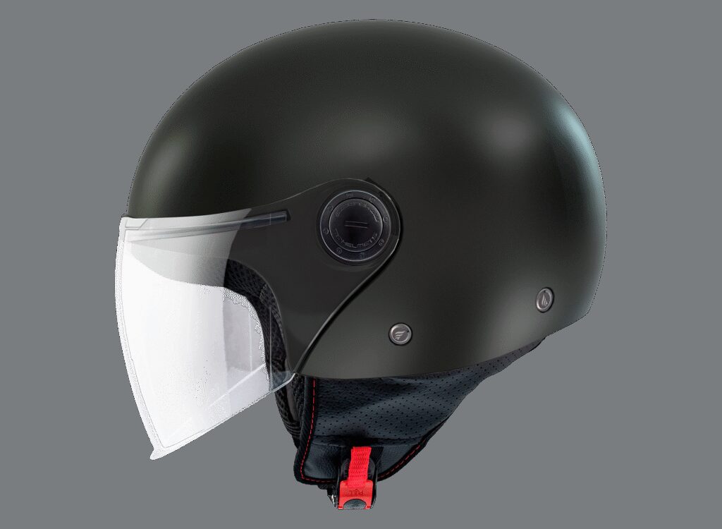 Casco Jet MT Street S Solid A1 Negro Mate