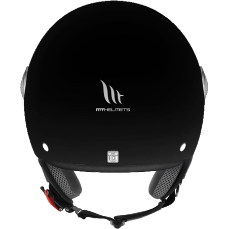 Casco Jet MT Street S Solid A1 Negro Mate