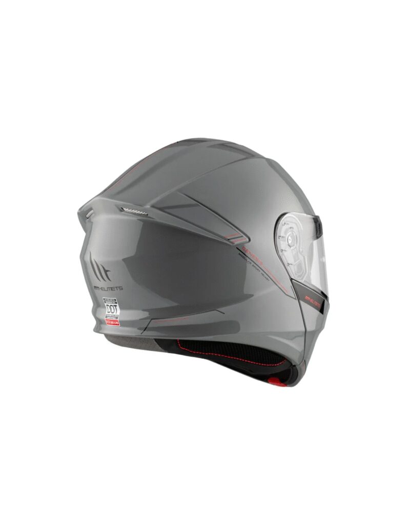 Casco Modular MT Genesis SV Solid A12 Gris Brillo