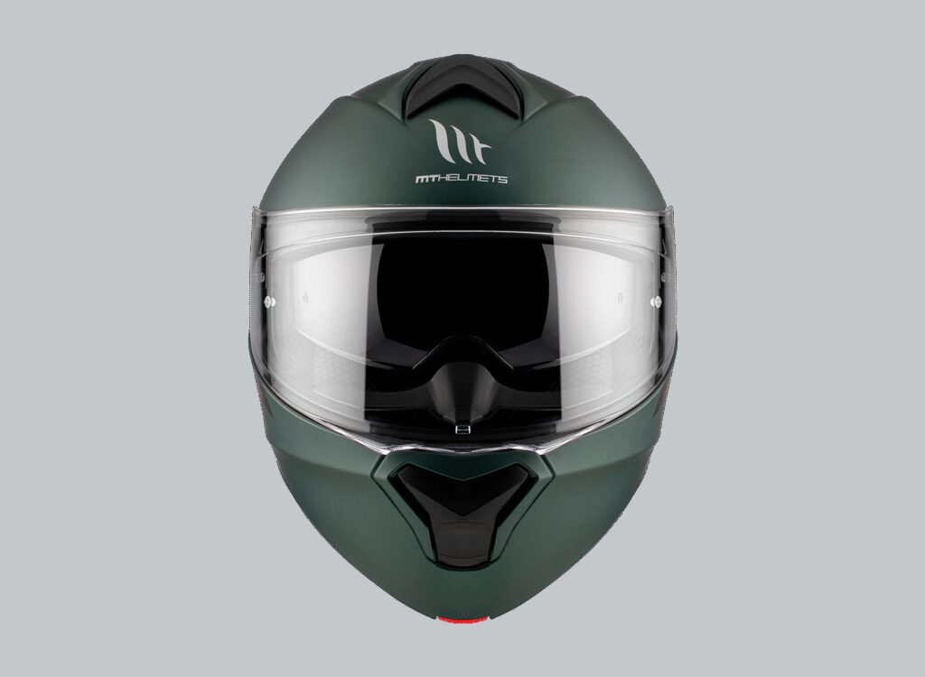 Casco Modular MT Genesis SV Solid A6 Verde Mate