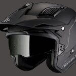 Casco Jet MT District SV Solid A1 Negro Mate