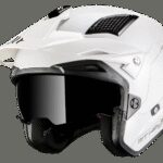 Casco Jet MT District SV Solid A0 Blanco Brillo