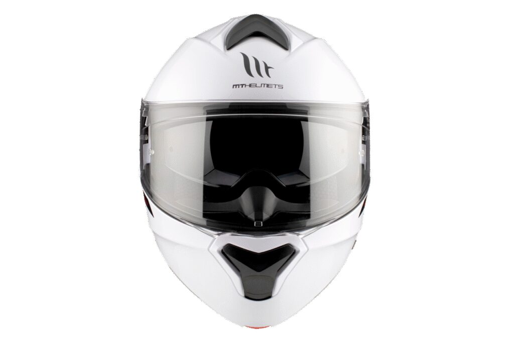 Casco Modular MT Genesis SV Solid A0 Blanco Brillo