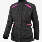 Chaqueta de Invierno By City Africa Mujer Negro Rosa
