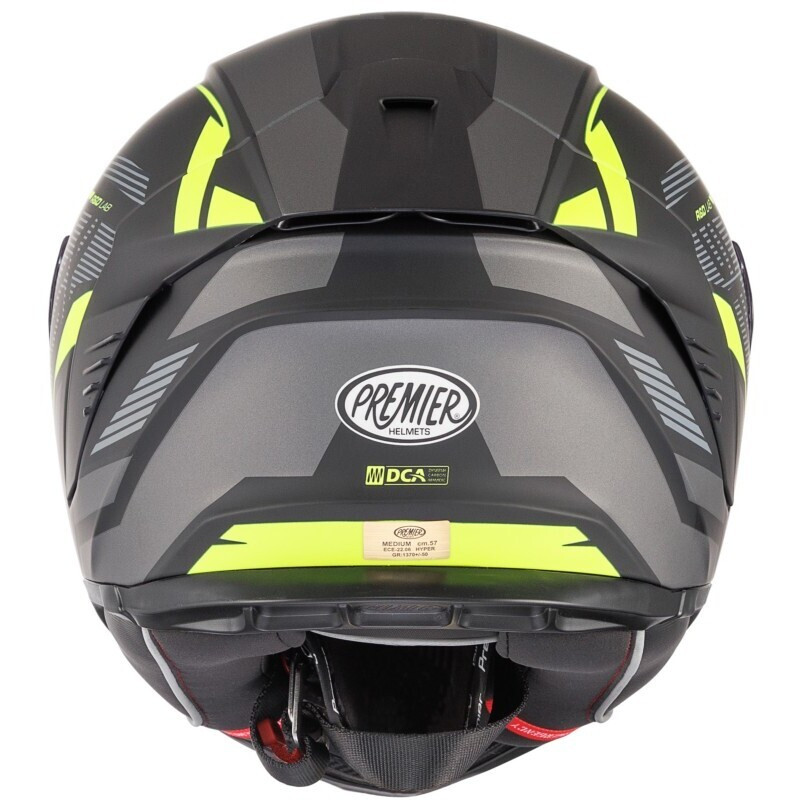 Casco Integral Premier Hyper KRY9BM - Negro Fluor