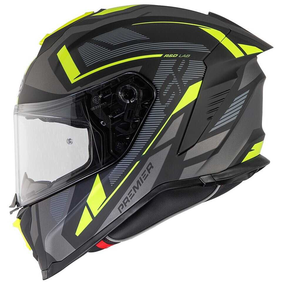 Casco Integral Premier Hyper KRY9BM - Negro Fluor