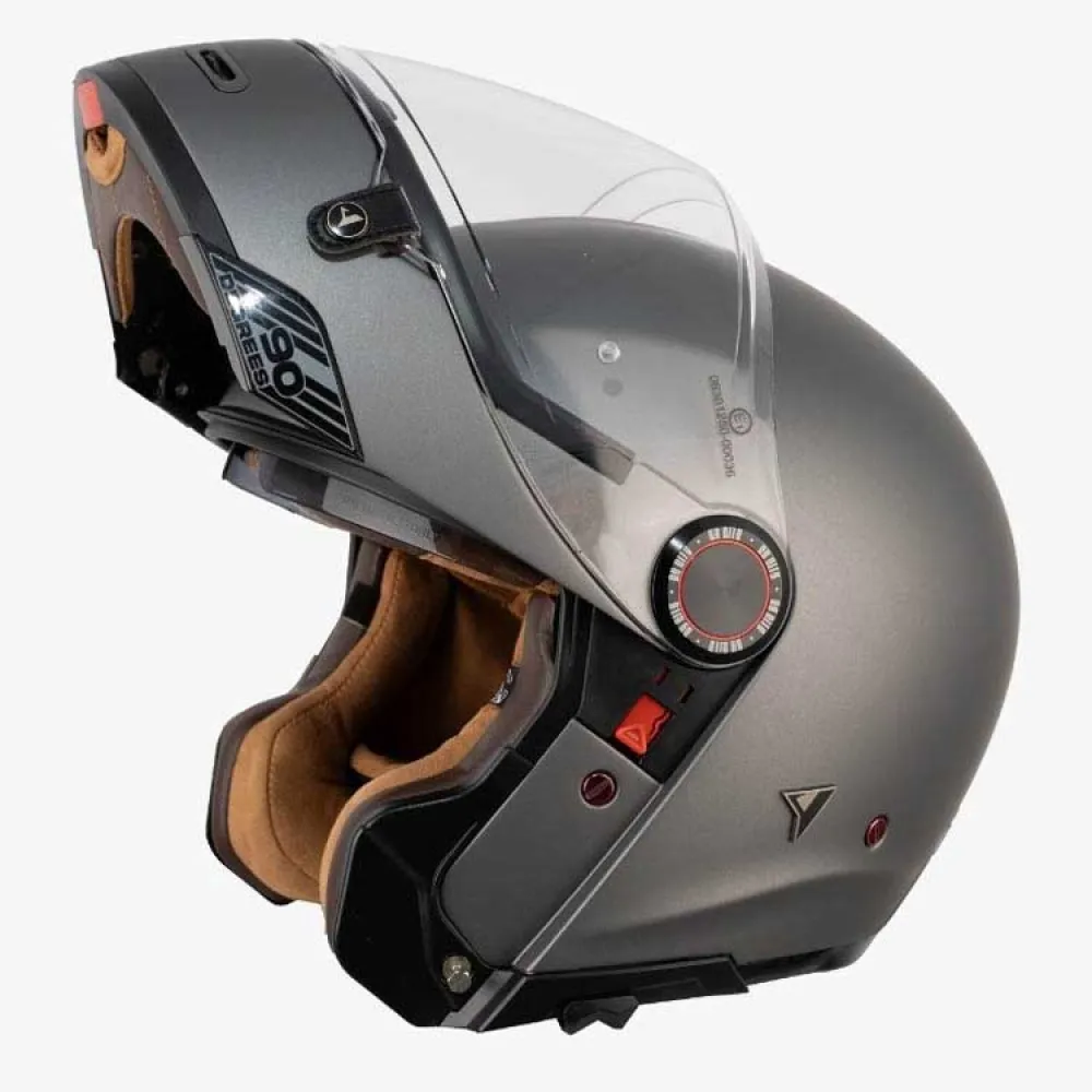 Casco modular By City 90 Degrees Gris Mate
