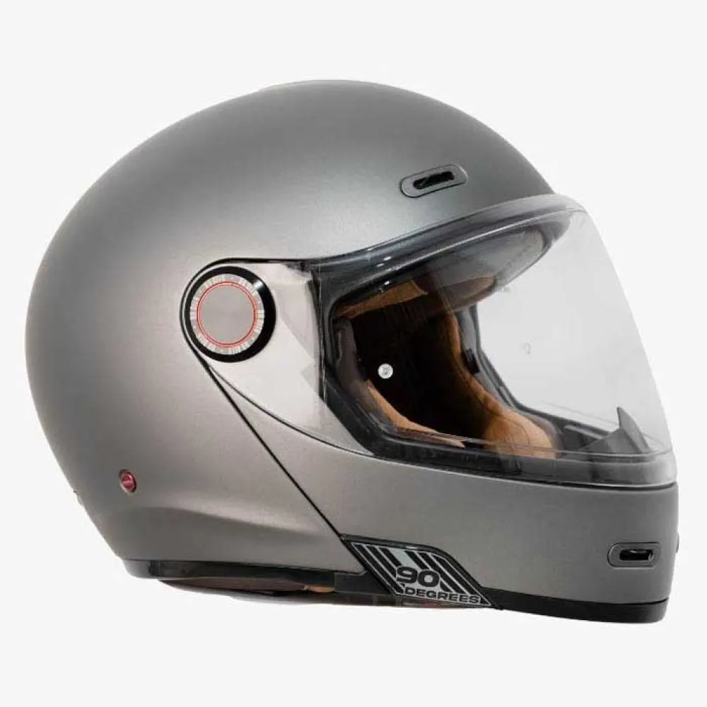 Casco modular By City 90 Degrees Gris Mate