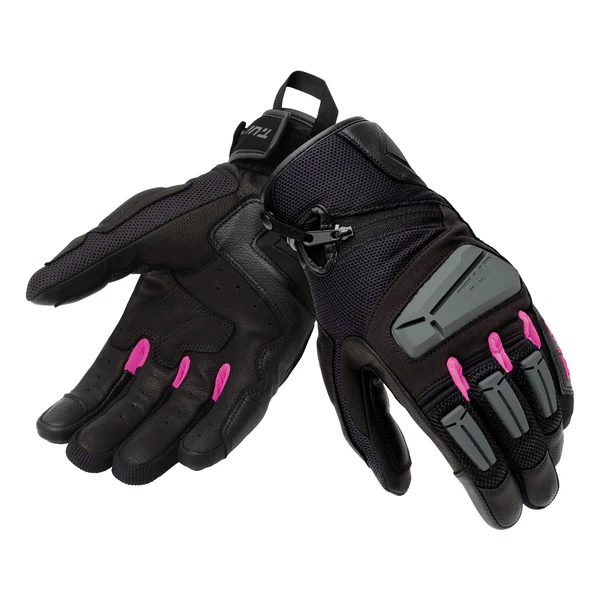 Guantes de Verano Mujer Tucano Urbano G-Four Negro Rosa