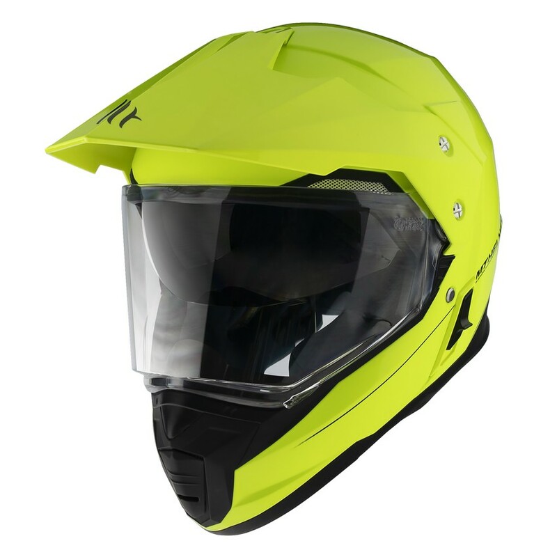 Casco Adventure MT Synchrony Duo Sport Solid Amarillo Fluor