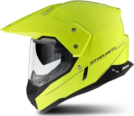 Casco Adventure MT Synchrony Duo Sport Solid Amarillo Fluor - Imagen 2