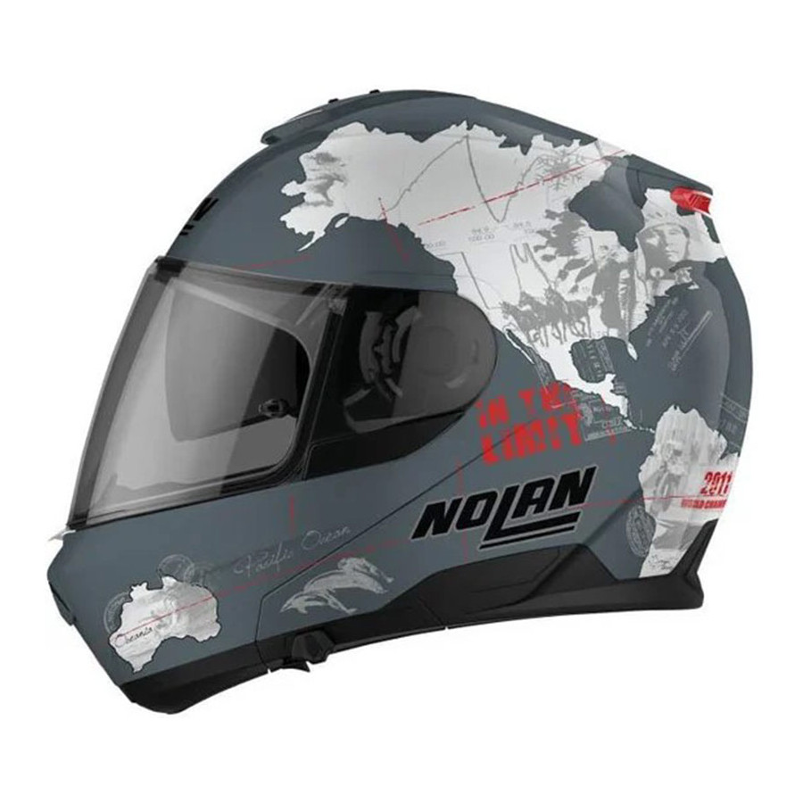 Casco Nolan N100 Legend N-Com Grey C. Checa - Imagen 3