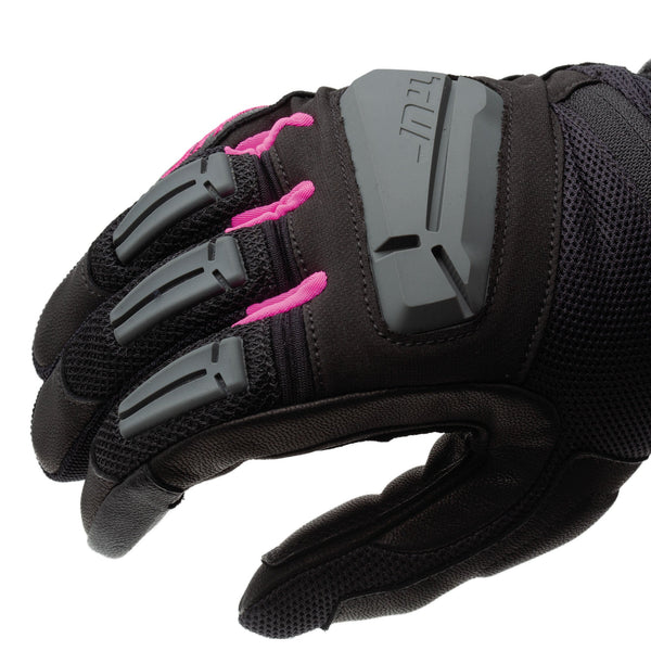 Guantes de Verano Mujer Tucano Urbano G-Four Negro Rosa - Imagen 4