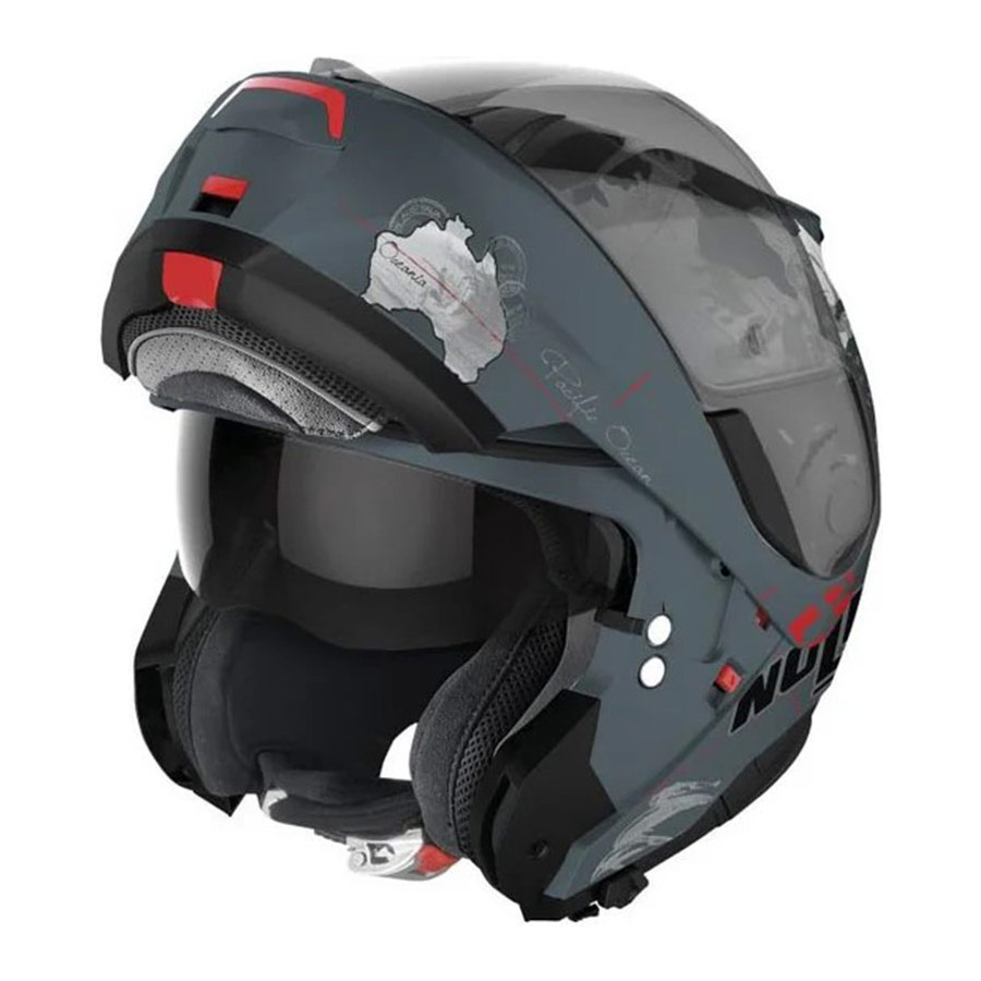 Casco Nolan N100 Legend N-Com Grey C. Checa