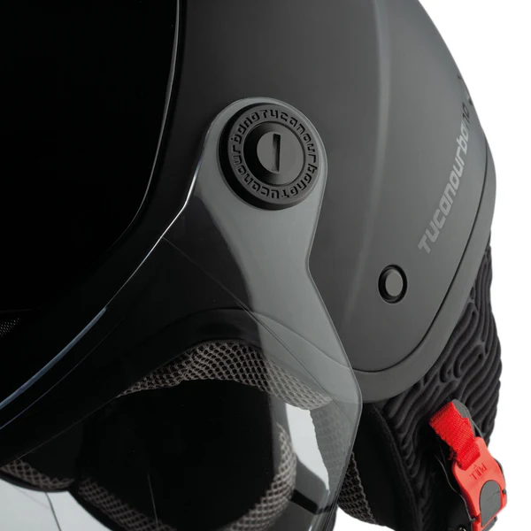 Casco Jet Tucano Urbano El'Pop Matt Carbon Grey - Imagen 6