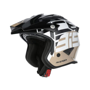 Casco Acerbis Jet Aria Negro Marrón 22.06