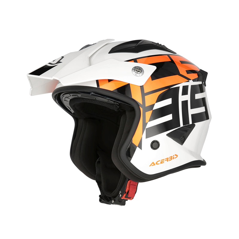 Casco Acerbis Jet Aria Blanco Naranja 22.06