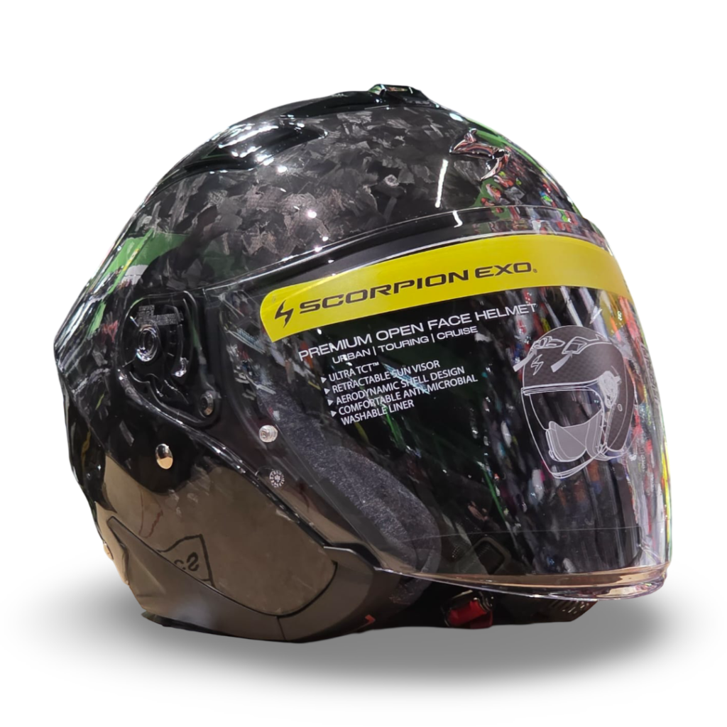 Casco Jet Scorpion EXO-Z1 Solid Onyx Brillo - Imagen 7