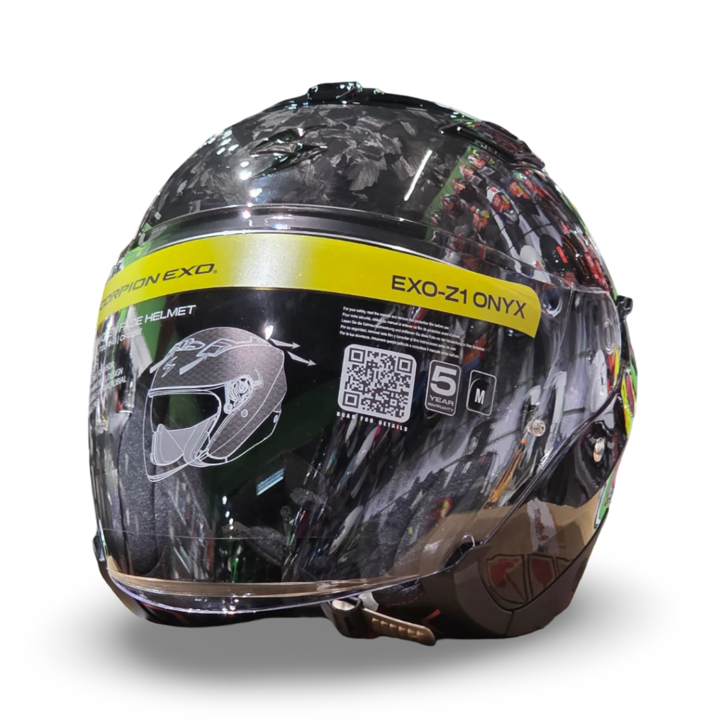 Casco Jet Scorpion EXO-Z1 Solid Onyx Brillo - Imagen 4